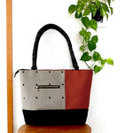 秋の配色　８号帆布のＡ４トート