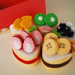 フェルト　おままごと　*ショートケーキセット*