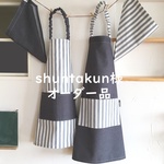 【shuntakun様オーダー品】一人で着られる☆シンプル＆オシャレなキッズ 子供エプロン