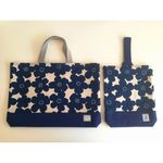 送料無料　NavyFlower　レッスンバッグ　上履き入れ　セット