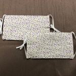 <送料無料>ダブルガーゼマスク　シンプルデザイン　小花柄