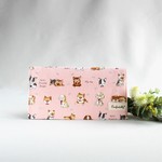 マスクケース　キューティドッグ ﾋﾟﾝｸ・チケットケース