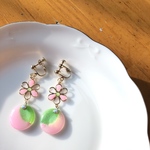 桜餅イヤリング