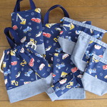 080***様ご依頼品　通園バッグとランチセット
