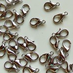 カニカン　プラチナ色　50個　12×6ｍｍ