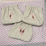 natzger様専用 イニシャル刺繍バネポーチ