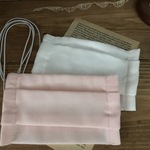 子供マスク ホワイト･ピンク2枚セット①