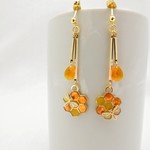 蜂蜜がキラリロングピアス