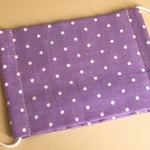 ガーゼマスク　子供用　ラベンダー