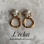 handmadeサージカルステンレスピアス