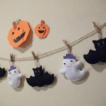 【再販】☆*happy*☆★ハロウィン★フェルト ガーランド♪