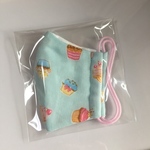 S  ダブルガーゼ立体マスク Sサイズ カップケーキ