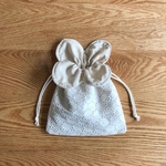 総レースの花びら巾着S /入園・入学コップ袋サイズ