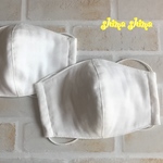 送料無料☆2枚セット大人用立体ガーゼマスク☆ホワイト