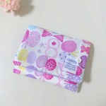 再32販*移動ポケット*りぼんちょうちょ*パープル*ポケットティッシュケース*211