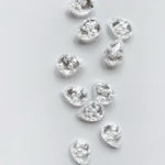 re:stock【4pcs perl color】small clear しずくパーツ