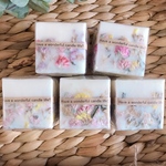(ローズ)キューブボタニカルソイ キャンドル　ボタニカル　フラワー　花　プレゼント