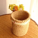 【受注制作】かえるさんがくつろぐペンたて