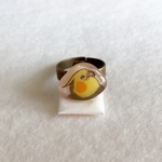 オカメインコのリング（ゴールドのリング）