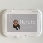 名前写真入り❥ ❥ ❥おしりふきのフタ