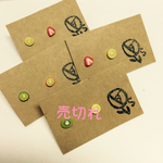 《送料無料》フルーツの小さな樹脂ピアス