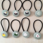 おむすびクルミボタンヘアゴム 