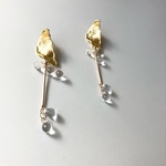 《ウェディング🕊》ゴールドの雫ピアス