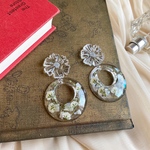 circle flower/ 再販 /pierce・earring