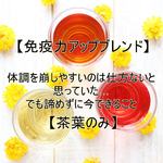 体調を崩しやすいのは仕方ないと思っていた…でも諦めずに今できること【茶葉のみ】ハーブティー