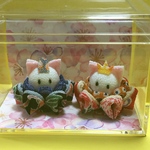 【朔様ご予約品】花から生まれた猫雛さま