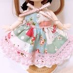 春色パッチワークワンピース*ピンク