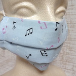 ハンドメイド♪プリーツマスク大人用音符