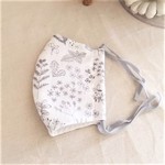 立体布マスクA*ガーゼマスク*マスクカバー*インナーマスク*ワイヤー入り*ボタニカルフラワー*シンプル*花粉症対策*受注制作