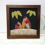 竹の子のちりめん押し絵  