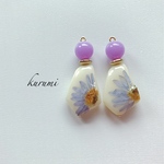 押し花❊ピアス＆イヤリング