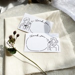 【 メッセージカード 】GROOM & BRIDE　30枚 ｜ 結婚式　ウェディング