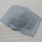 【特大】大人用立体マスク＊ライトグレー無地＊