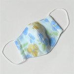 Wガーゼの大人の立体マスク☆パンジー