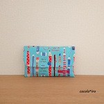 マスクケース KIDS ( フタつきタイプ )　* Stationery　col. skyblue