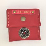 ネーム入り　本革　ポケット（携帯）灰皿