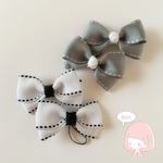 NEWサイズ＊ゴムの付け替え可能＊bon＊キッズヘアゴム＊シンプルステッチ