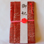 【絹の着物（反物）で仕立てたご祝儀袋】～ずっと使えるご祝儀袋～