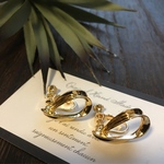 drop frame earring【１】