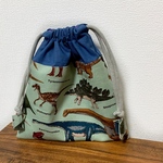 恐竜 21×21 小さい 巾着 入園 入学 男の子