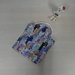 使いかけマスクケース(群衆ネコブルー) 