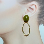 [安い］大きい　大人のシンプルイヤリングorピアス