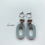 ウッド✗シルバー❊ピアス＆イヤリング