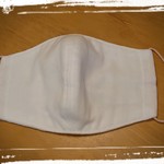 ホワイト⭐無地⭐手作り立体マスク⭐やわらかガーゼ4層構造⭐シミ予防に✨