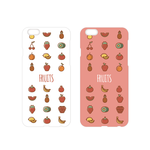 【オーダーメイド】スマートホンケース★　フルーツ　くだもの　りんご　いちご　バナナ　さくらんぼ