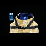 猫ちゃん用ハーネス(抹茶色地リバティー小花柄)Mサイズ